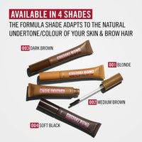 Rimmel Wonder Bond Brow Filler Peel Off Tint 004 Black Brown 7.7ml