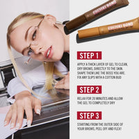 Rimmel Wonder Bond Brow Filler Peel Off Tint 002 Medium Brown 7.7ml