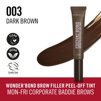 Rimmel Wonder Bond Brow Filler Peel Off Tint 003 Dark Brown 7.7ml