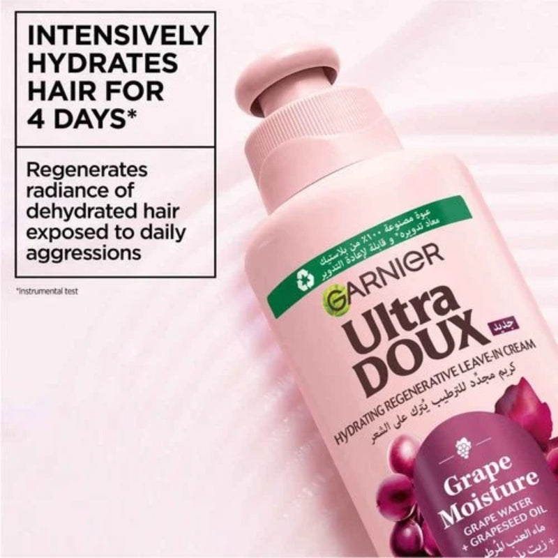 Garnier Ultra Doux Grape Moisture Leave In Cream 200ml