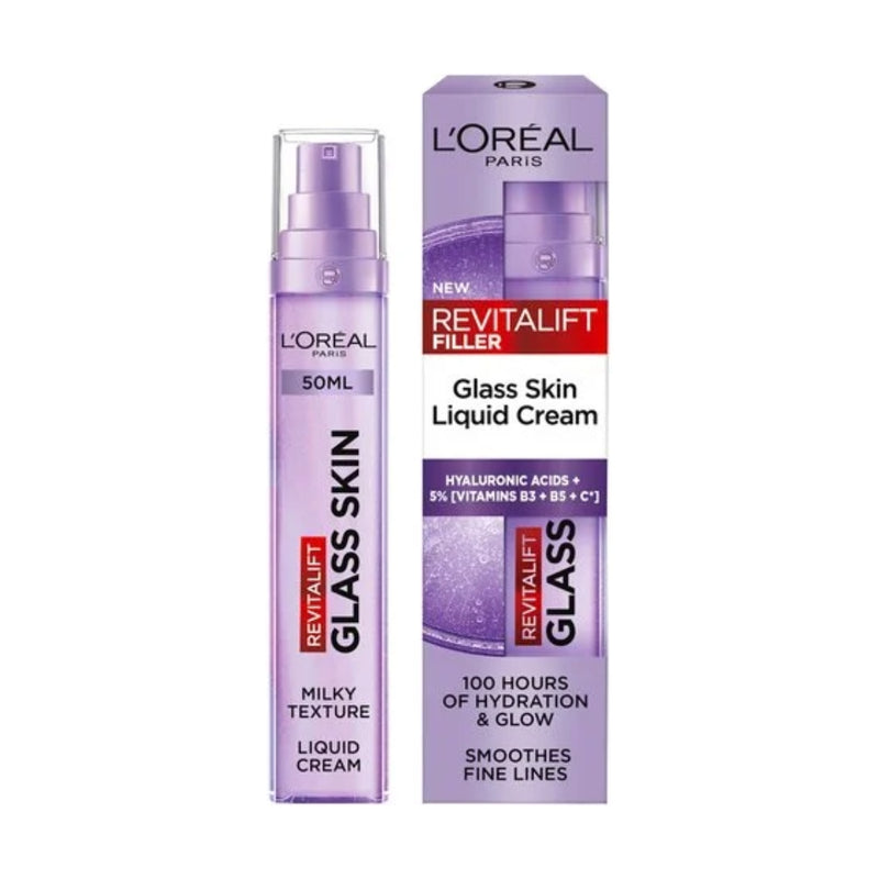 Loreal Paris Revitalift Filler Glass Skin Liquid Cream 50ml