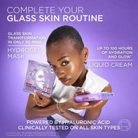 Loreal Paris Revitalift Filler Glass Skin Hydrogel Glow Mask