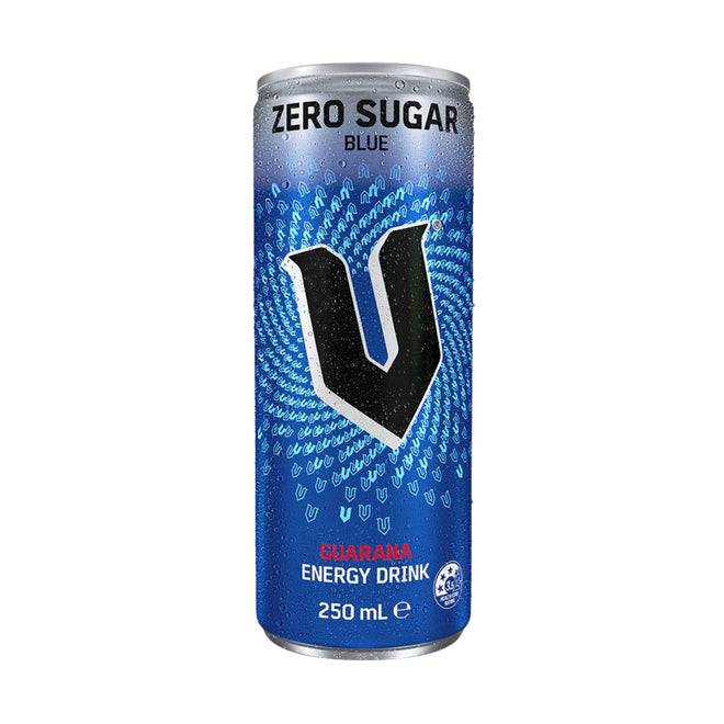 V Energy Drink Blue Guarana Zero Sugar 250ml