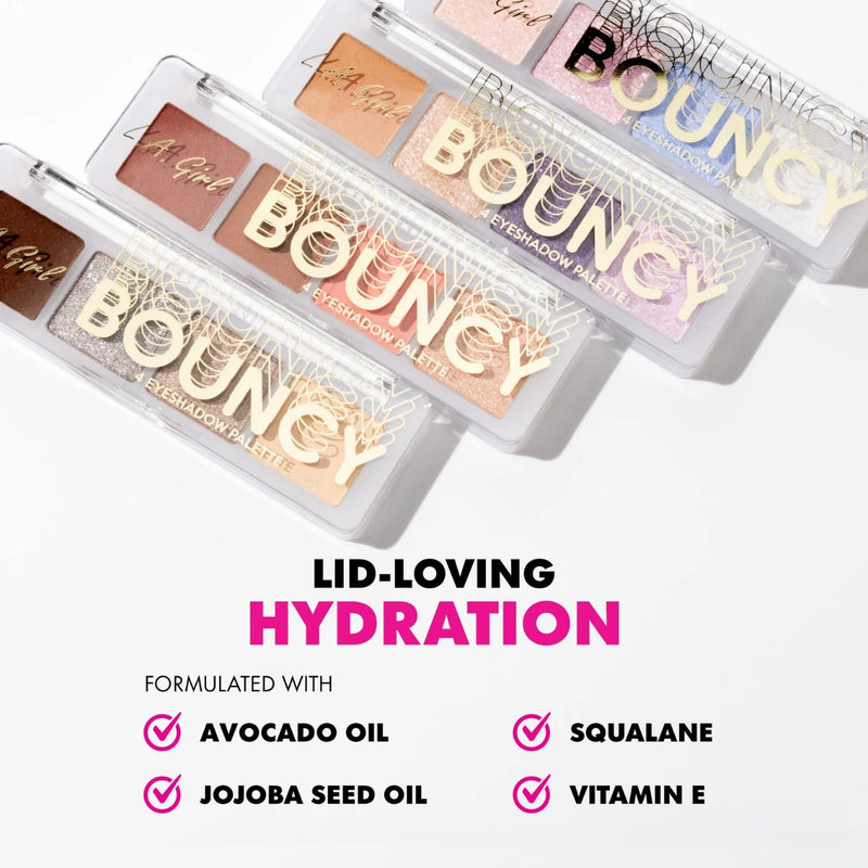 LA Girl Bouncy 4 Eye Shadow Palette Air Kisses