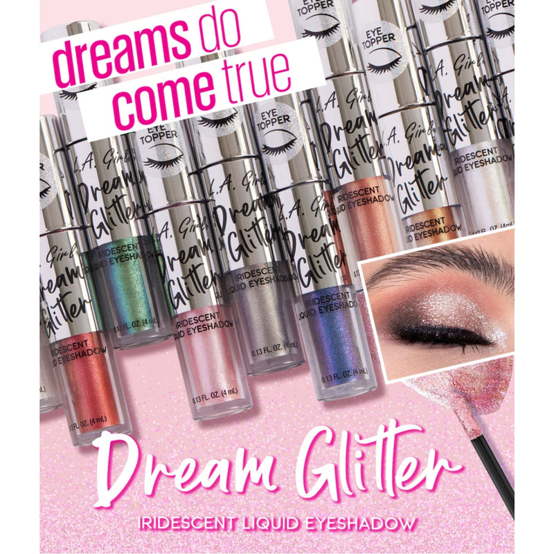 LA Girl Dream Glitter Liquid Eye Shadow Rose Gold 4ml