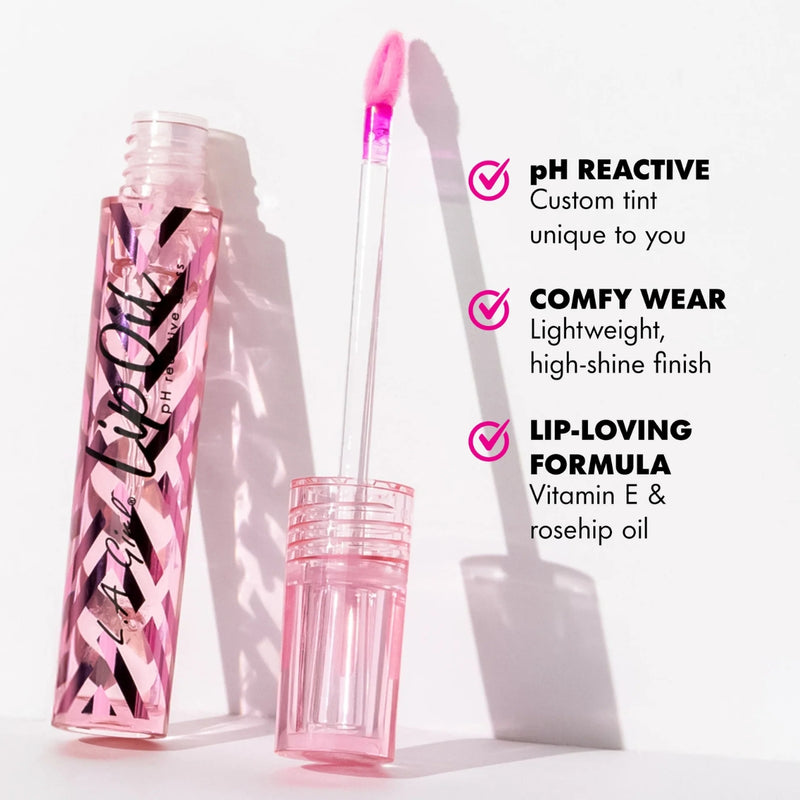 LA Girl Lip Oil pH Reactive Gloss Berry Pink 3ml