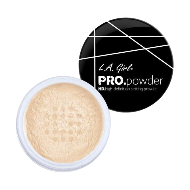 LA Girl Pro Powder HD بودرة تثبيت لون الموز الأصفر 5 جرام