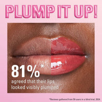 Revolution Makeup ملمع شفاه Pout Bomb Plumping Gloss بلون ميلبا خوخي دافئ بحجم 4.6 مل