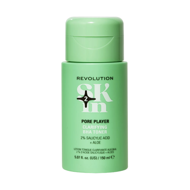 تونر Revolution Skincare Pore Player المنقي للبشرة بحمض الساليسيليك BHA، 150 مل