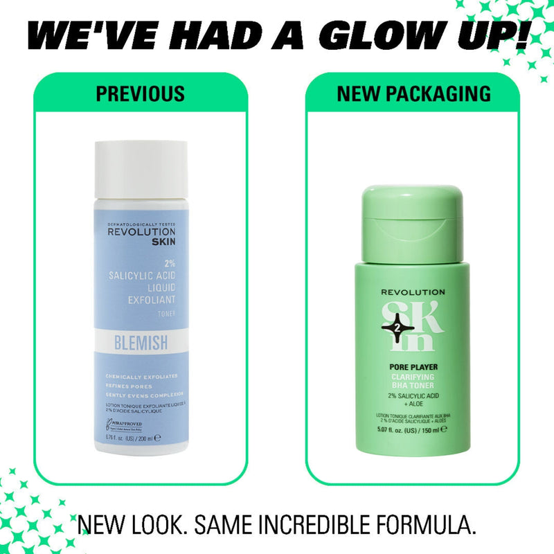 Revolution Skincare Pore Player Clarifying BHA Toner 150ml