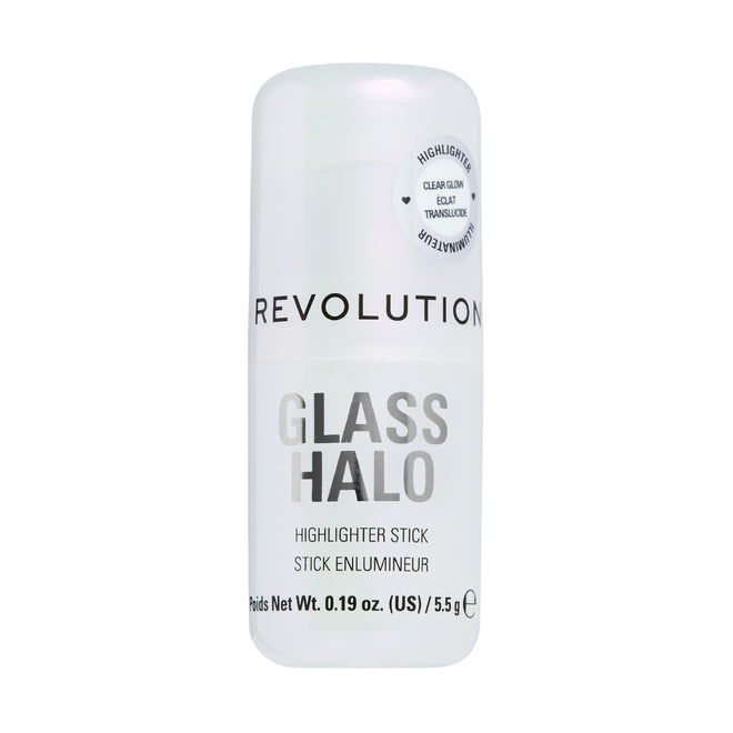 Revolution Makeup Glass Halo Highlighter Stick Clear Glow 5.5g
