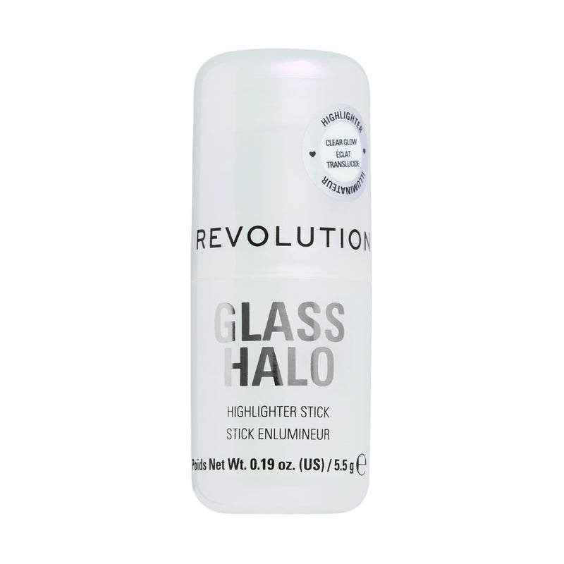 Revolution Makeup Glass Halo Highlighter Stick Clear Glow 5.5g