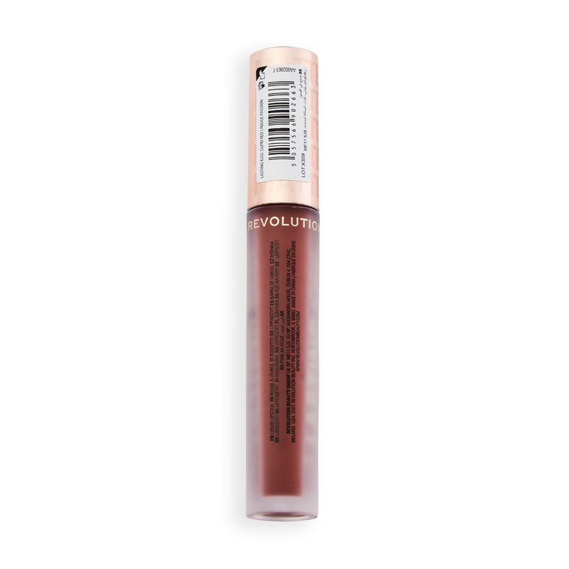 Revolution Makeup Lasting Kiss Lipstick Cupid Red 3.5g