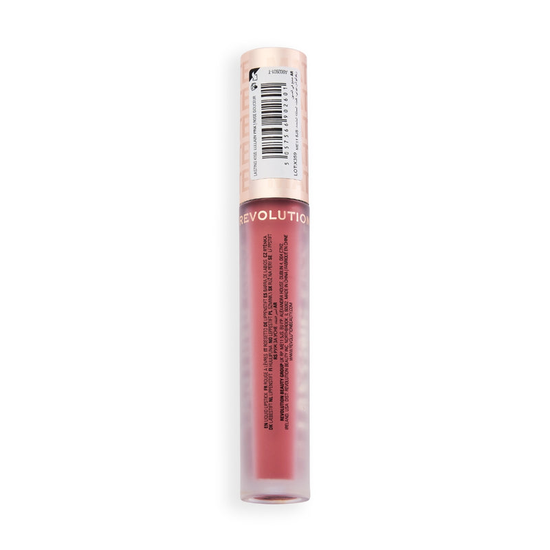 Revolution Makeup Lasting Kiss Lipstick Lullaby Pink 3.5g