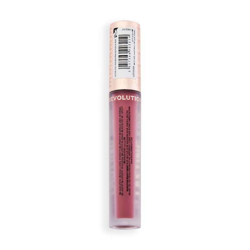 Revolution Makeup Lasting Kiss Lipstick Rosebud Pink 3.5g