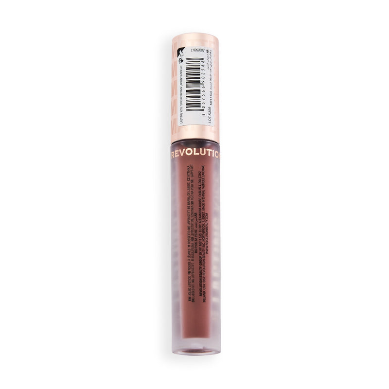 Revolution Makeup Lasting Kiss Lipstick Spiced Brown 3.5g