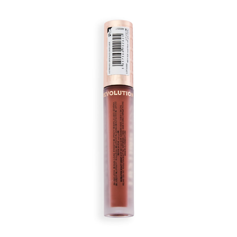 Revolution Makeup Lasting Kiss Lipstick Suede Nude 3.5g