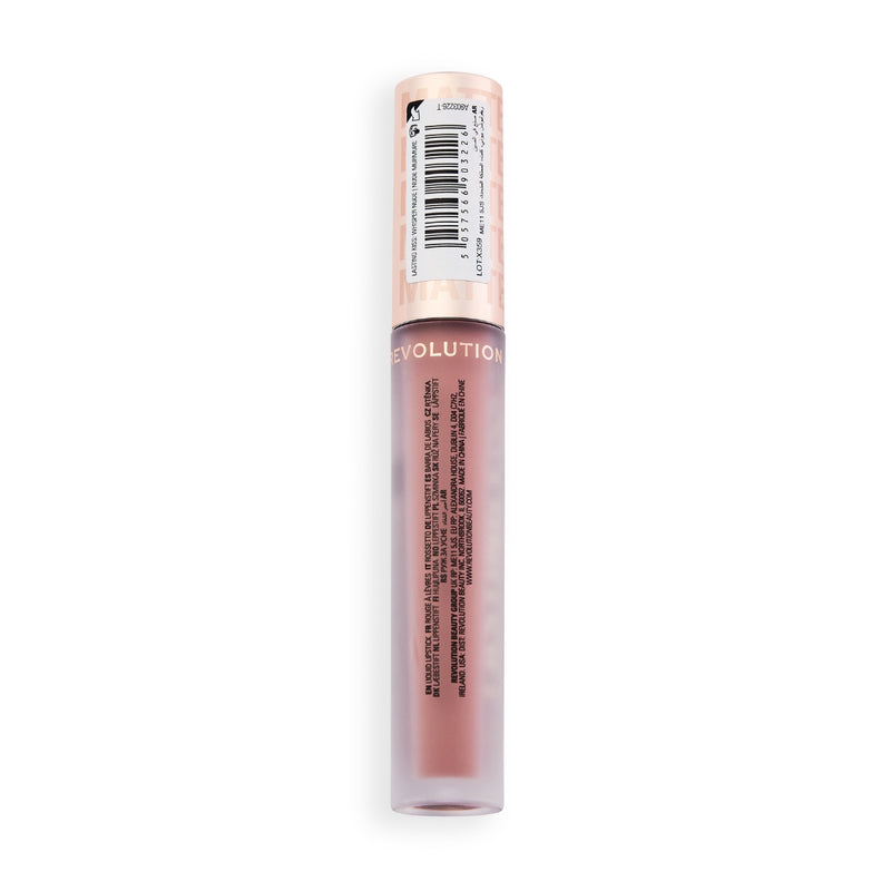 Revolution Makeup Lasting Kiss Lipstick Whisper Nude 3.5g