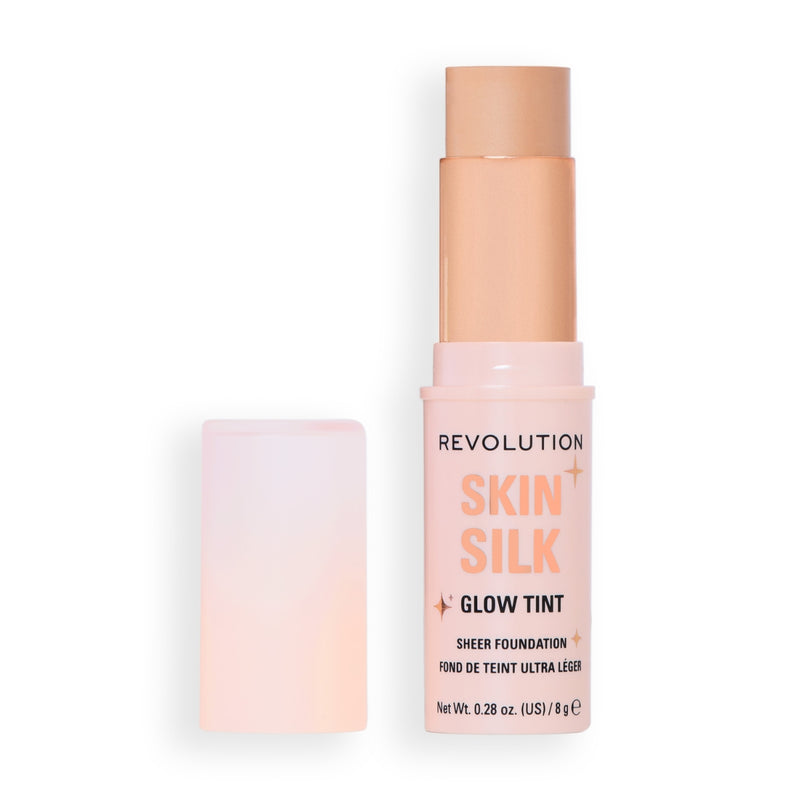 Revolution Makeup Skin Silk Glow Tint Sheer Foundation Stick Fair Neutral Cool 8g
