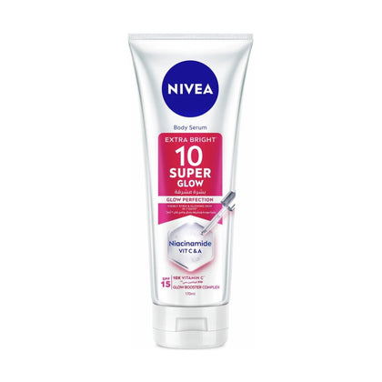Nivea Body Serum Extra Bright 10 Super Glow SPF15 170ml
