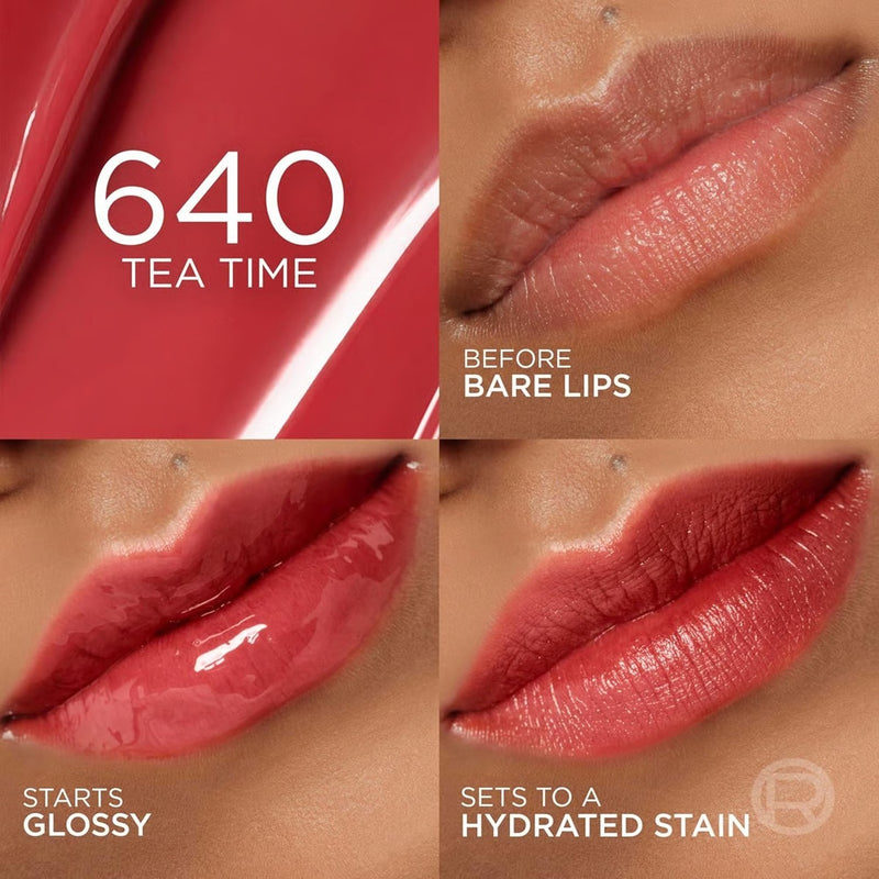 Loreal Paris Hyaluron Tint Lip Stain Serum 640 Tea Time 5ml