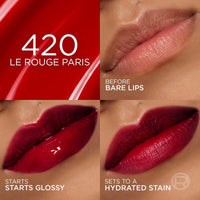 Loreal Paris Hyaluron Tint Lip Stain Serum 420 Le Rouge Paris 5ml
