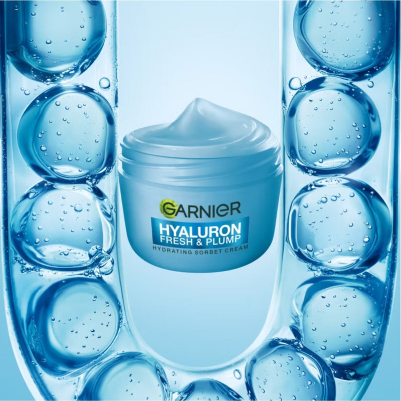 Garnier Hydrating Sorbet Cream Hyaluron Fresh & Plump 85ml