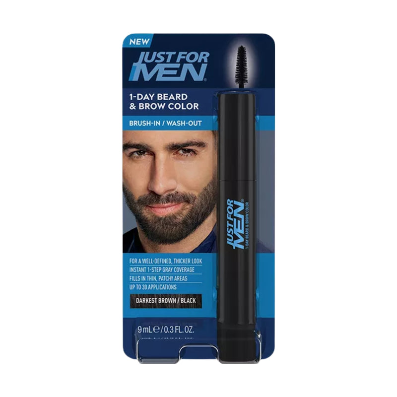 Just For Men 1 Day Beard & Brow Color Darkest Brown/Black 9ml