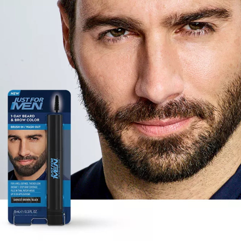Just For Men 1 Day Beard & Brow Color Darkest Brown/Black 9ml