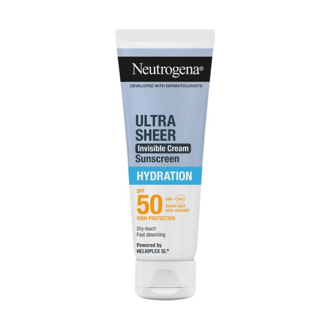 Neutrogena Ultra Sheer Invisible Cream Hydration Sunscreen SPF50 50ml