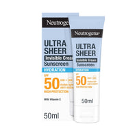 Neutrogena Ultra Sheer Invisible Cream Hydration Sunscreen SPF50 50ml