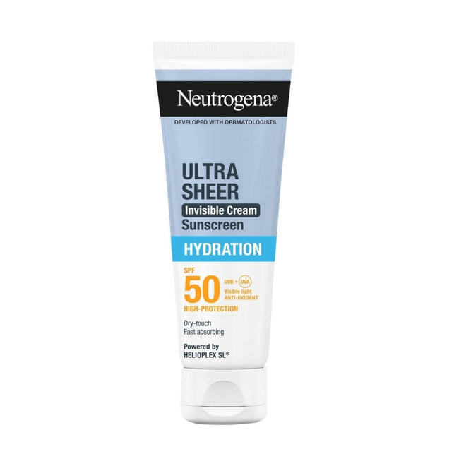 Neutrogena Ultra Sheer Invisible Fluid Hydration Sunscreen SPF50 50ml