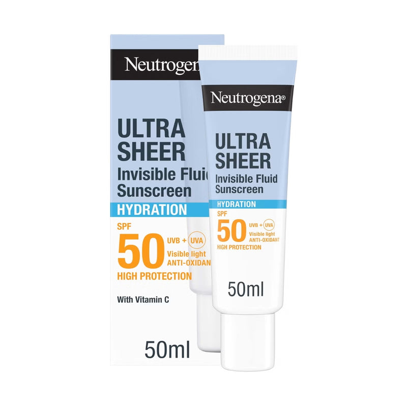 Neutrogena Ultra Sheer Invisible Fluid Hydration Sunscreen SPF50 50ml