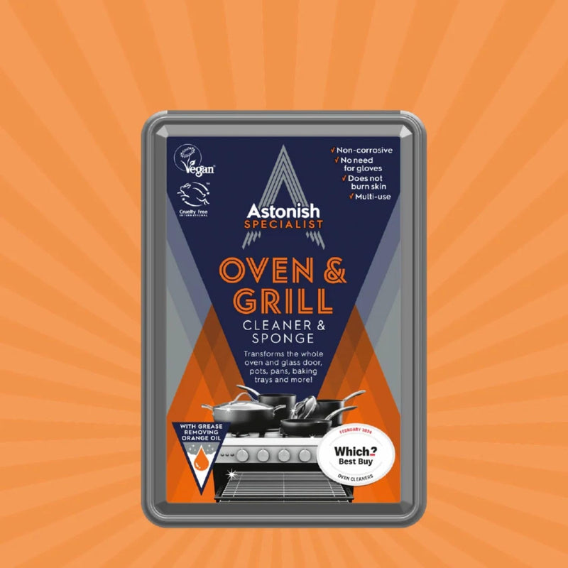 Astonish Specialist Oven & Grill Cleaner & Sponge 250g