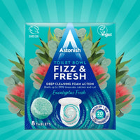Astonish Toilet Bowl Fizz & Fresh Eucalyptus Fresh 8 Tablets