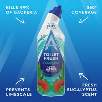 Astonish Toilet Fresh Gel Cleaner Eucalyptus 750ml