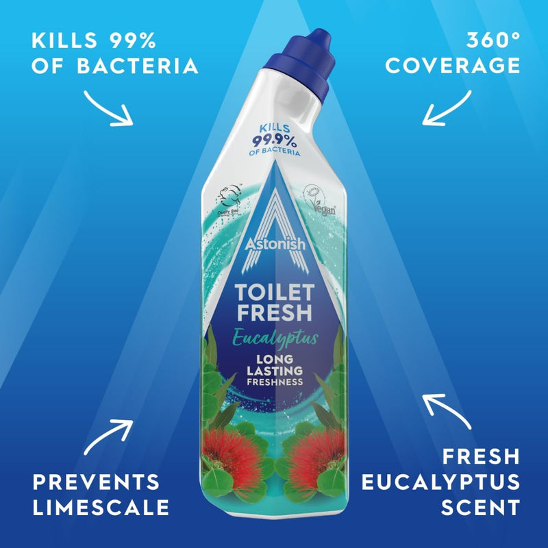 Astonish Toilet Fresh Gel Cleaner Eucalyptus 750ml