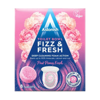 Astonish Toilet Bowl Fizz & Fresh Pink Peony Fresh 8 Tablets