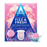 Astonish Toilet Bowl Fizz & Fresh Pink Peony Fresh 8 Tablets