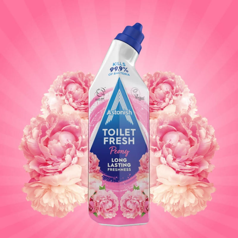 Astonish Toilet Fresh Gel Cleaner Peony 750ml
