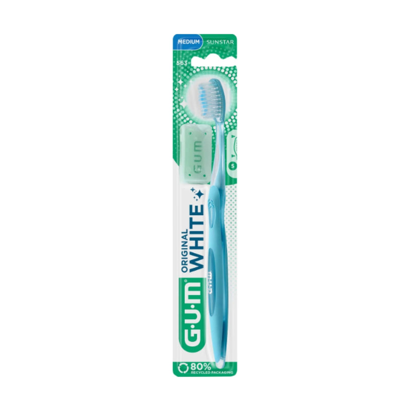 Gum Original White Toothbrush Medium