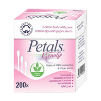Petals Beauty Paper Stems Cotton Buds 200 Pieces