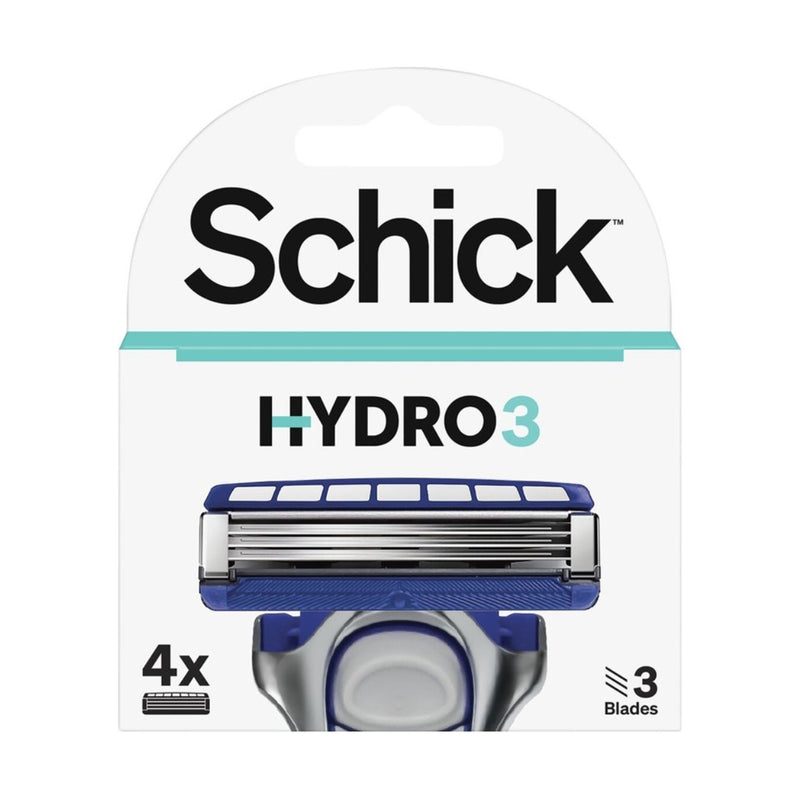 Schick Men Hydro 3 Cartridges Refill 4 Pieces