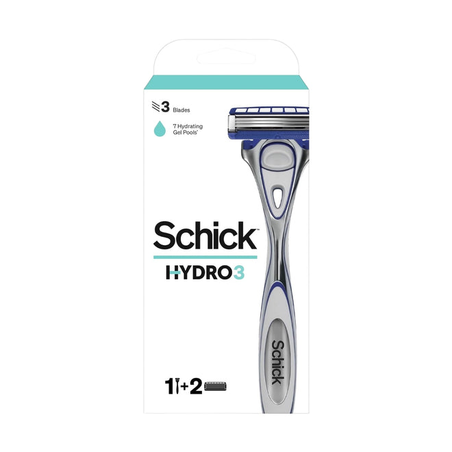 Schick Men Hydro 3 Kit 1 Razor + 2 Cartridges