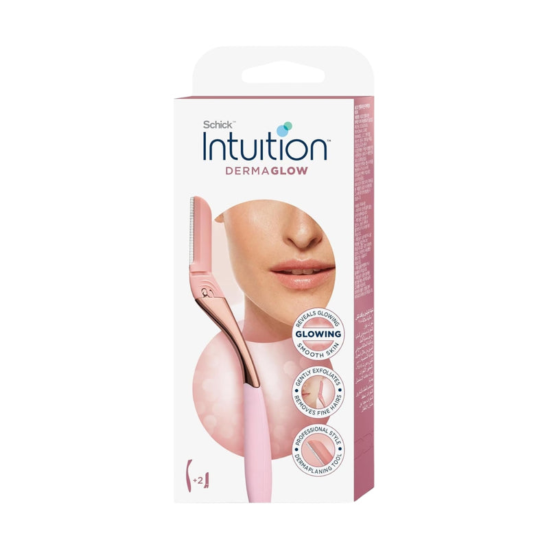 Schick Womens Intuition Derma Glow Kit 1 Razor + 2 Cartridges