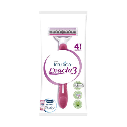 Schick Womens Intuition Exacta 3 4 Razors