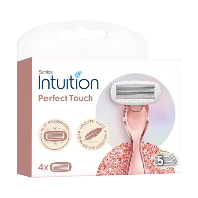 Schick Womens Intuition Perfect Touch Refill 4 Pieces