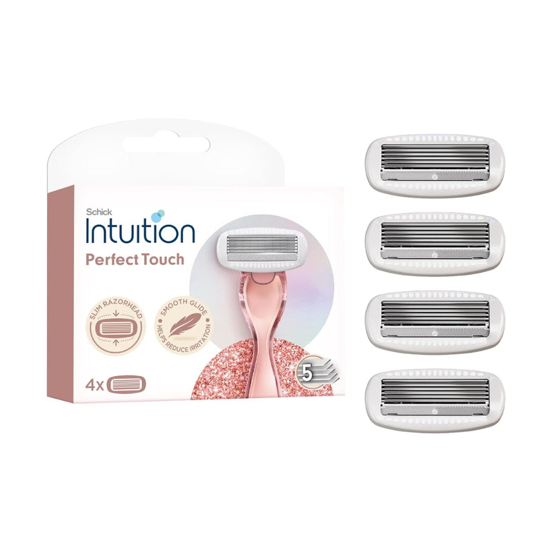 Schick Womens Intuition Perfect Touch Refill 4 Pieces