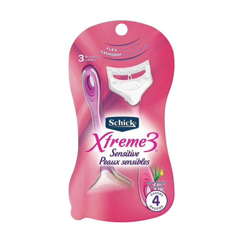 Schick Womens Xtreme 3 Sensitive 4 Razors