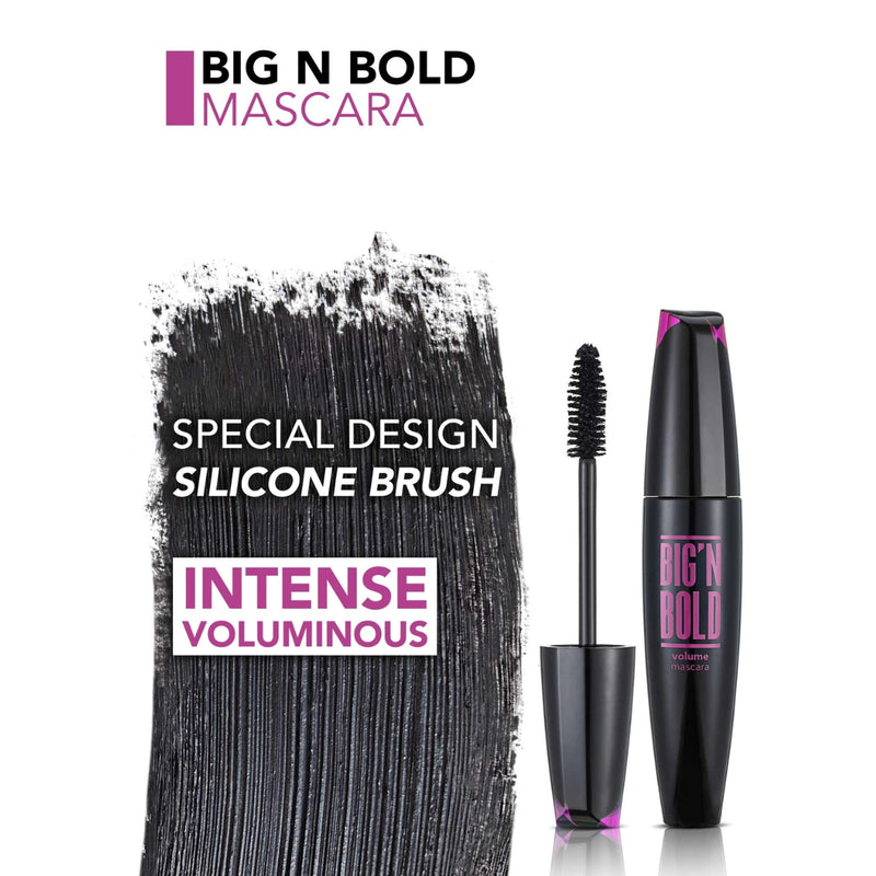 Flormar Big 'N Bold Volume Mascara 001 Black 15ml